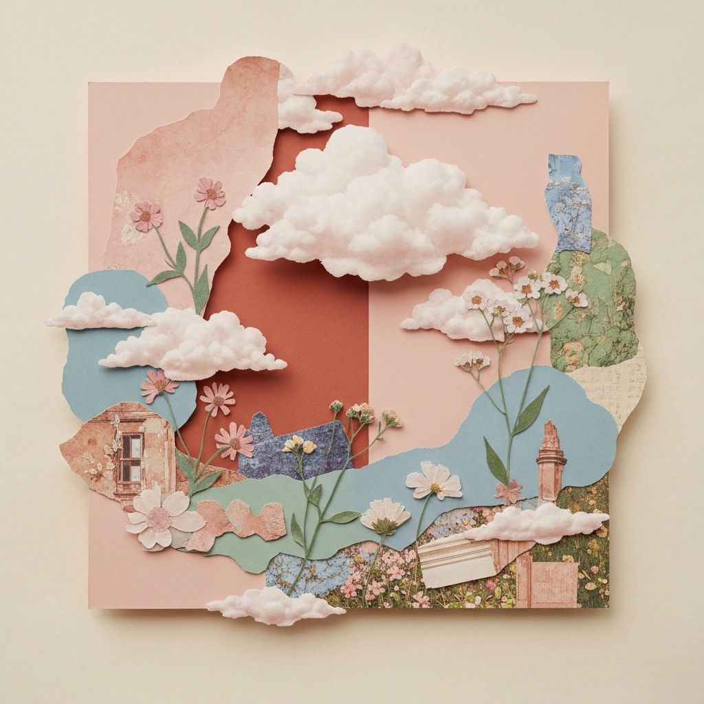 Collage artwork background
